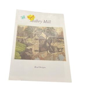 MABRY MILL COUNTED‎ CROSS STITCH Pattern Boyd Designs Heirloom Quality Coll 2003
